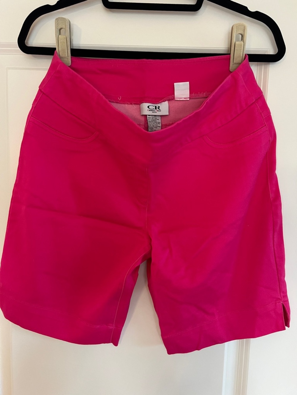 CR Active Hot Pink Bermuda Shorts with Stretch Waistband